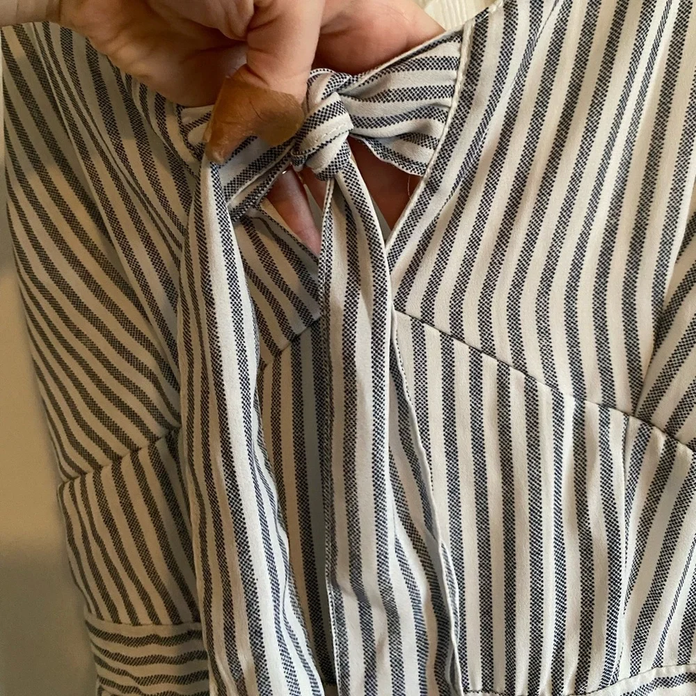 Striped jumpsuit - Picture 4 of 6